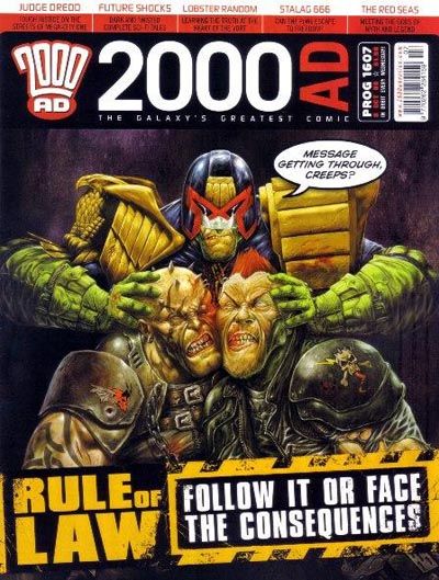 Cover for 2000 AD (Rebellion, 2001 series) #1607