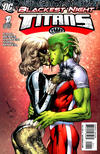 Cover for Blackest Night: Titans (DC, 2009 series) #1 [Ed Benes / Rob Hunter Cover]