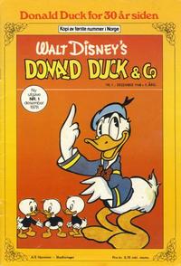 Cover for Donald Duck for 30 år siden (Hjemmet / Egmont, 1978 series) #1/1978