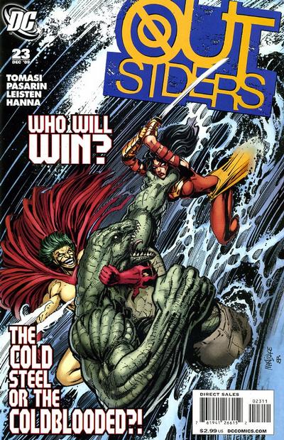 Cover for The Outsiders (DC, 2009 series) #23 [Direct Sales]