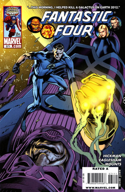 Cover for Fantastic Four (Marvel, 1998 series) #571 [Direct Edition]