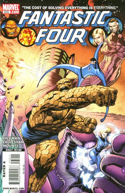 Cover for Fantastic Four (Marvel, 1998 series) #572 [Direct Edition]