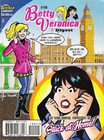Cover for Betty and Veronica Comics Digest Magazine (Archie, 1983 series) #199
