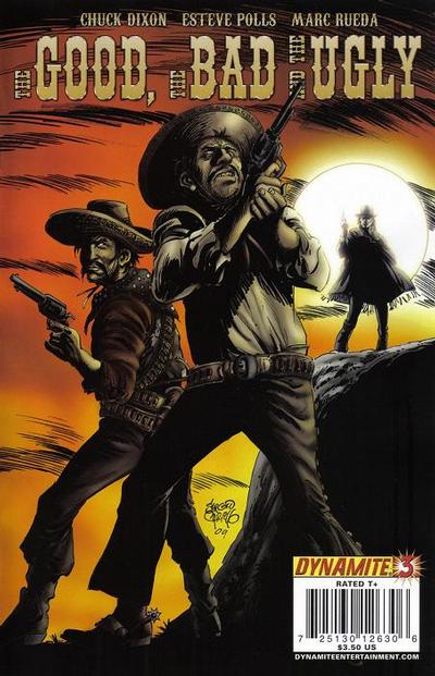 Cover for The Good the Bad and the Ugly (Dynamite Entertainment, 2009 series) #3 [Cover B Sergio Cariello]