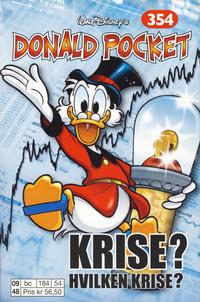 Cover Thumbnail for Donald Pocket (Hjemmet / Egmont, 1968 series) #354 - Krise? Hvilken krise? [1. opplag]