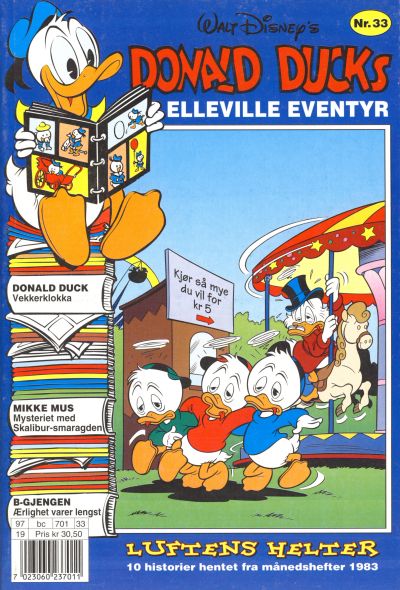 Cover for Donald Ducks Elleville Eventyr (Hjemmet / Egmont, 1986 series) #33