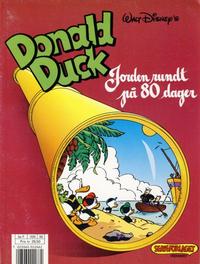 Cover for Donald Duck album (Hjemmet / Egmont, 1985 series) #[6] - Jorden rundt på 80 dager