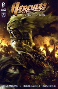 Cover Thumbnail for Hercules: The Knives of Kush (Radical Comics, 2009 series) #3 [Cover B]