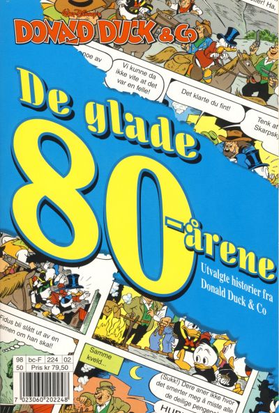 Cover for Donald Duck & Co De glade 80-årene (Hjemmet / Egmont, 1998 series) #[2]