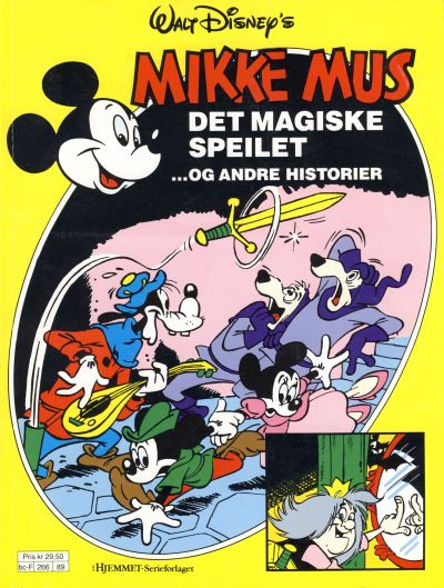 Cover for Mikke Mus Album (Hjemmet / Egmont, 1987 series) #[4] - Det magiske speilet