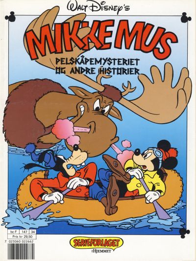 Cover for Mikke Mus Album (Hjemmet / Egmont, 1987 series) #[5] - Pelskåpemysteriet og andre historier
