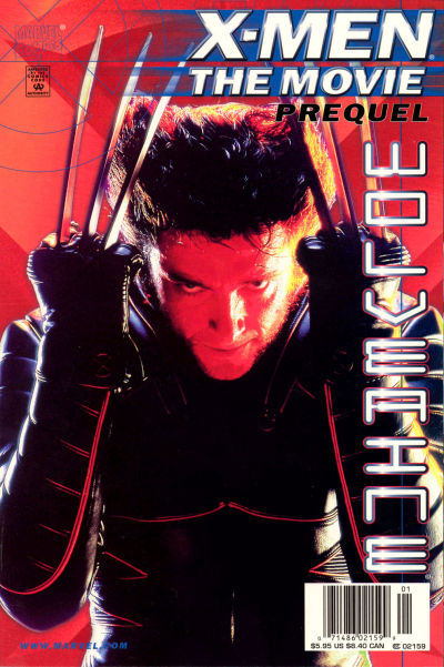 Cover for X-Men Movie Prequel: Wolverine (Marvel, 2000 series) [Wolverine Photo Cover Newsstand Edition]