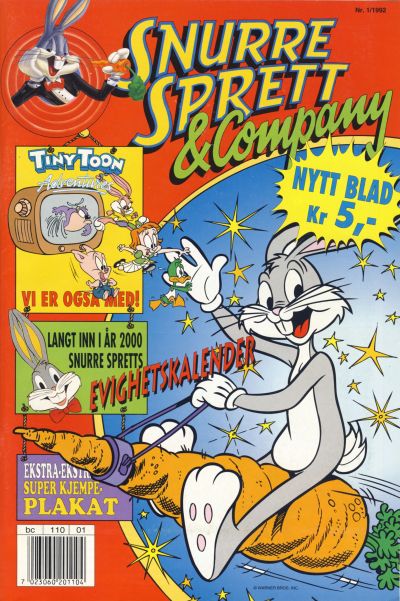 Cover for Snurre Sprett & Company [Snurre Sprett] (Hjemmet / Egmont, 1992 series) #1/1992