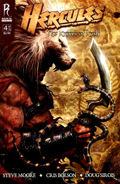 Cover for Hercules: The Knives of Kush (Radical Comics, 2009 series) #4 [Cover A]