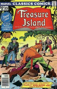 Cover Thumbnail for Marvel Classics Comics (Marvel, 1976 series) #15 - Treasure Island