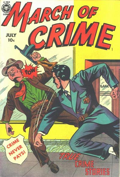 Cover for March of Crime (Fox, 1950 series) #7 [1]