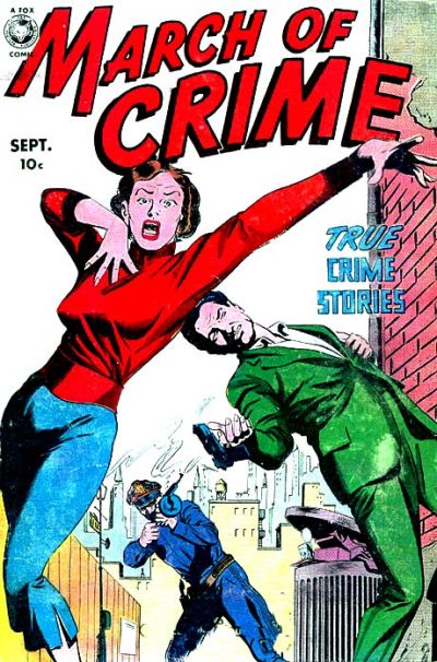 Cover for March of Crime (Fox, 1950 series) #3