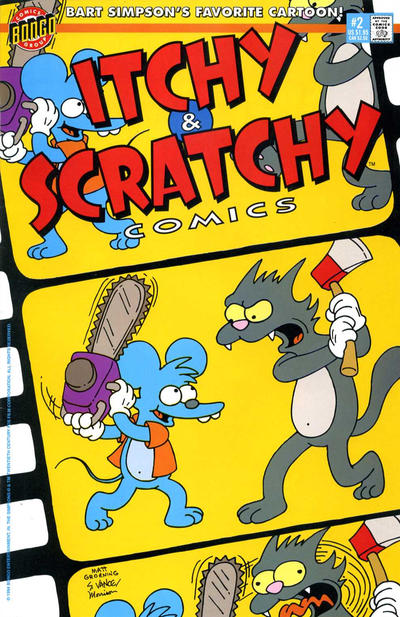 Cover for Itchy & Scratchy Comics (Bongo, 1993 series) #2