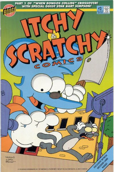 Cover for Itchy & Scratchy Comics (Bongo, 1993 series) #3