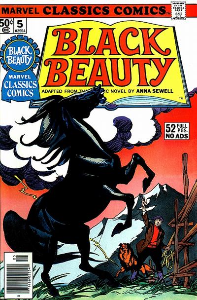 Cover for Marvel Classics Comics (Marvel, 1976 series) #5 - Black Beauty