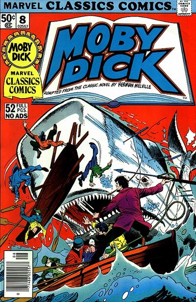 Cover for Marvel Classics Comics (Marvel, 1976 series) #8 - Moby Dick