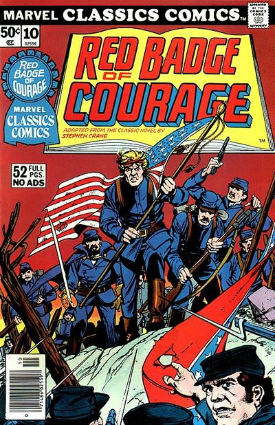 Cover for Marvel Classics Comics (Marvel, 1976 series) #10 - The Red Badge of Courage
