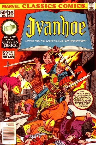 Cover for Marvel Classics Comics (Marvel, 1976 series) #16 - Ivanhoe