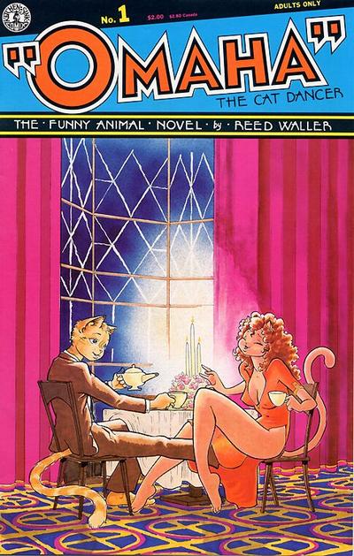 Cover for Omaha the Cat Dancer (Kitchen Sink Press, 1986 series) #1