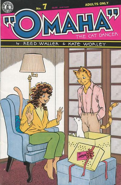 Cover for Omaha the Cat Dancer (Kitchen Sink Press, 1986 series) #7