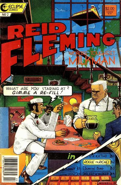 Cover for Reid Fleming, World's Toughest Milkman (Eclipse, 1986 series) #2