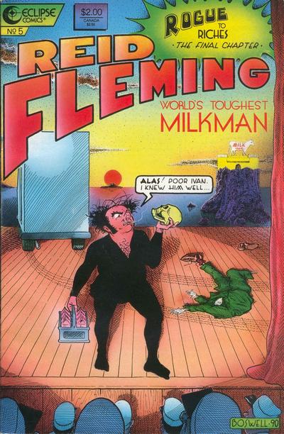 Cover for Reid Fleming, World's Toughest Milkman (Eclipse, 1986 series) #5