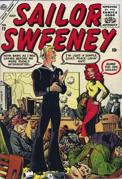 Cover for Sailor Sweeney (Marvel, 1956 series) #12