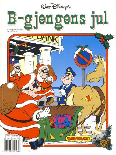 Cover for Donald Duck Julealbum (Hjemmet / Egmont, 1986 series) #[1990] - B-Gjengens jul