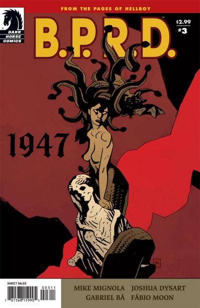 Cover for B.P.R.D.: 1947 (Dark Horse, 2009 series) #3