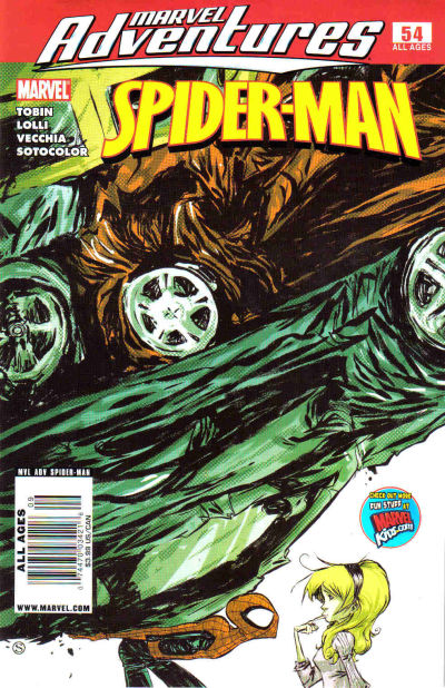 Cover for Marvel Adventures Spider-Man (Marvel, 2005 series) #54 [Newsstand]