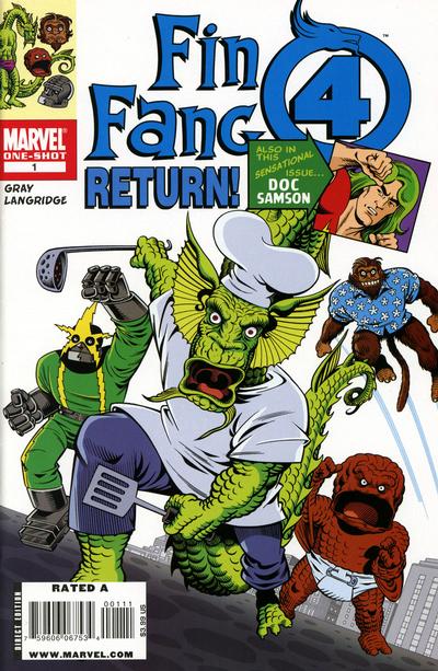 Cover for Fin Fang Four Return! (Marvel, 2009 series) #1