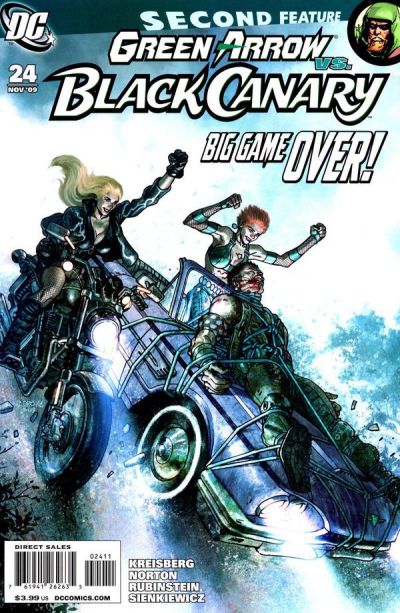 Cover for Green Arrow / Black Canary (DC, 2007 series) #24