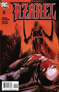 Cover for Azrael (DC, 2009 series) #2