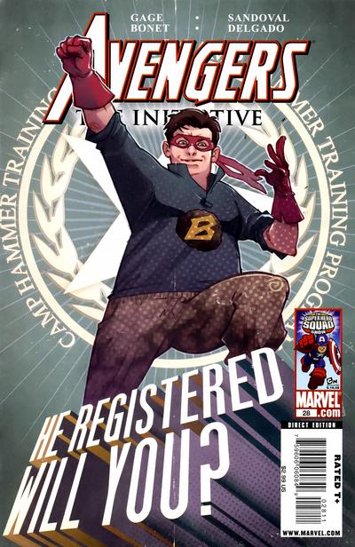 Cover for Avengers: The Initiative (Marvel, 2007 series) #28