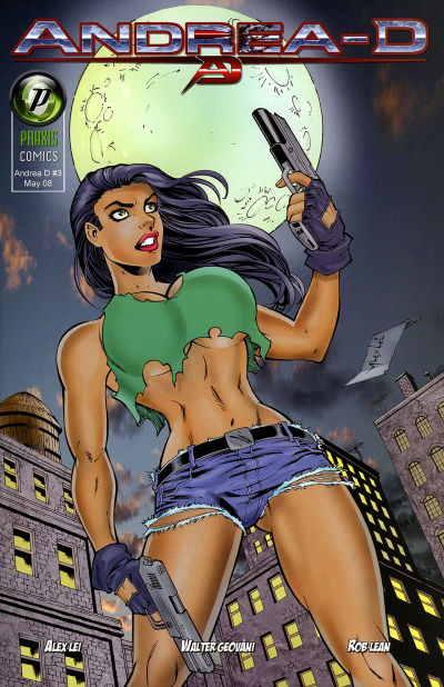 Cover for Andrea D (Praxis Comics, 2008 series) #3