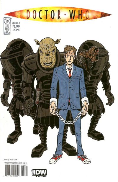 Cover for Doctor Who (IDW, 2009 series) #3 [Cover A]