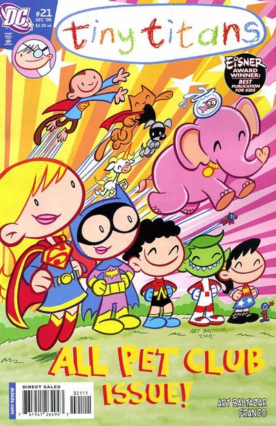 Cover for Tiny Titans (DC, 2008 series) #21 [Direct Sales]
