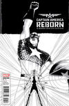 Cover for Captain America: Reborn (Marvel, 2009 series) #1 [Black and White Cassaday Variant]