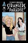 Cover for Strangers in Paradise (Abstract Studio, 1997 series) #90 [Throwback Cover]