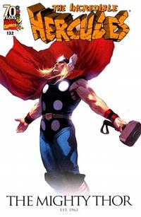Cover for Incredible Hercules (Marvel, 2008 series) #132 [70 Years of Marvel]