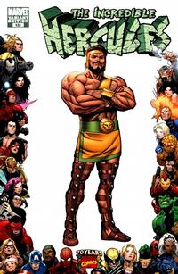 Cover for Incredible Hercules (Marvel, 2008 series) #133 [Marvel 70th Anniversary Border]