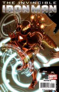 Cover for Invincible Iron Man (Marvel, 2008 series) #1 [Salvador Larroca Cover]