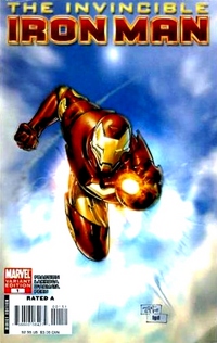 Cover for Invincible Iron Man (Marvel, 2008 series) #1 [Billy Tan Cover]