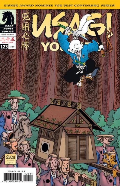 Cover for Usagi Yojimbo (Dark Horse, 1996 series) #123