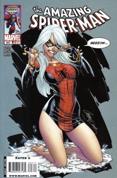Cover for The Amazing Spider-Man (Marvel, 1999 series) #607 [Direct Edition]